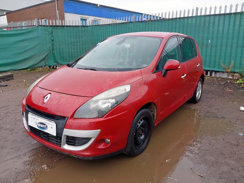 2011 RENAULT SCENIC DYNAMIQUE T-TOM VV  for sale at Copart PETERLEE