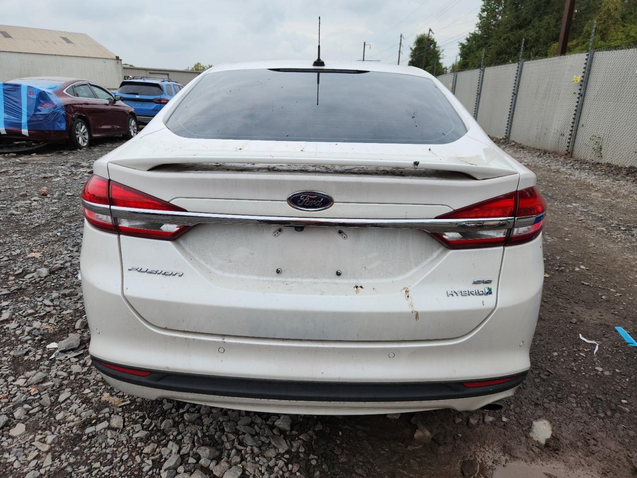 2017 Ford Fusion Se Hybrid VIN: 3FA6P0LU3HR308835 Lot: 81613835
