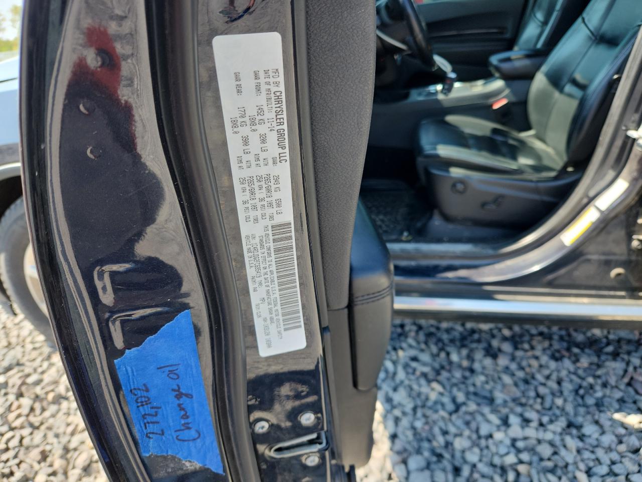 2015 Dodge Durango Limited VIN: 1C4RDJDG2FC695419 Lot: 69740405