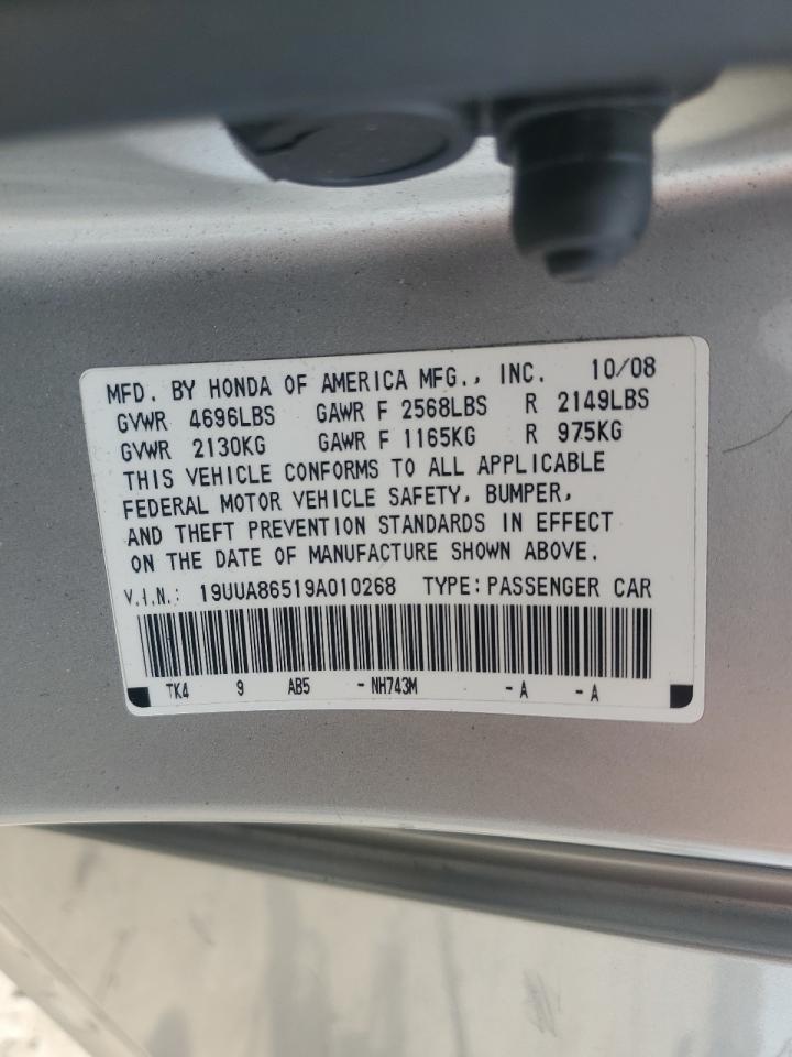 2009 Acura Tl VIN: 19UUA86519A010268 Lot: 81519225