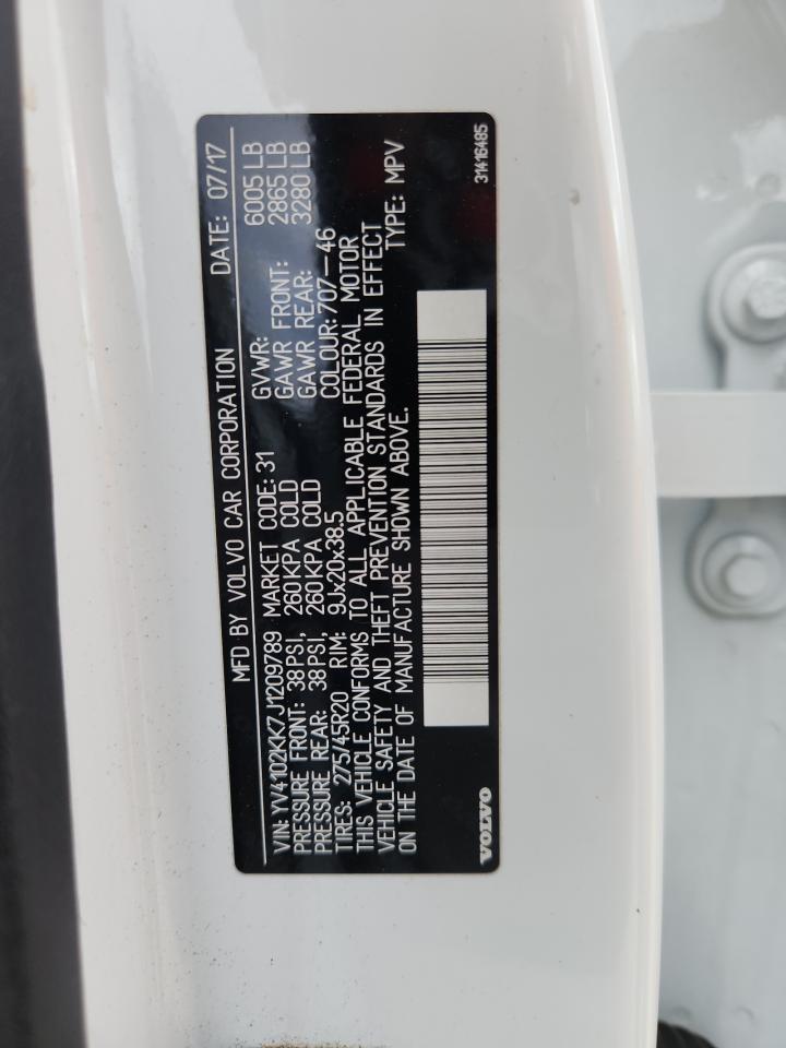 2018 Volvo Xc90 T5 VIN: YV4102KK7J1209789 Lot: 80132745