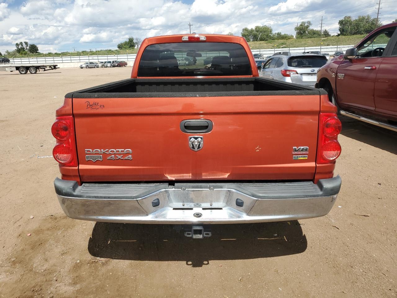 2007 Dodge Dakota Laramie VIN: 1D3HW52P97S196129 Lot: 80103655