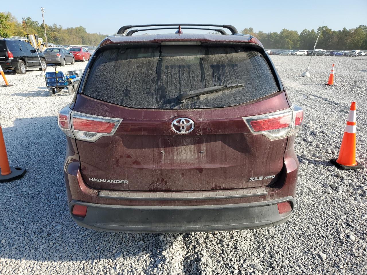 2015 Toyota Highlander Xle VIN: 5TDJKRFH4FS155026 Lot: 80816875