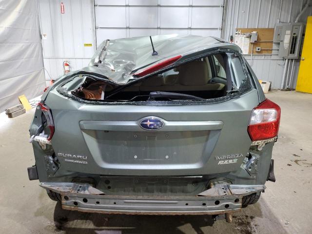  SUBARU IMPREZA 2016 Зеленый
