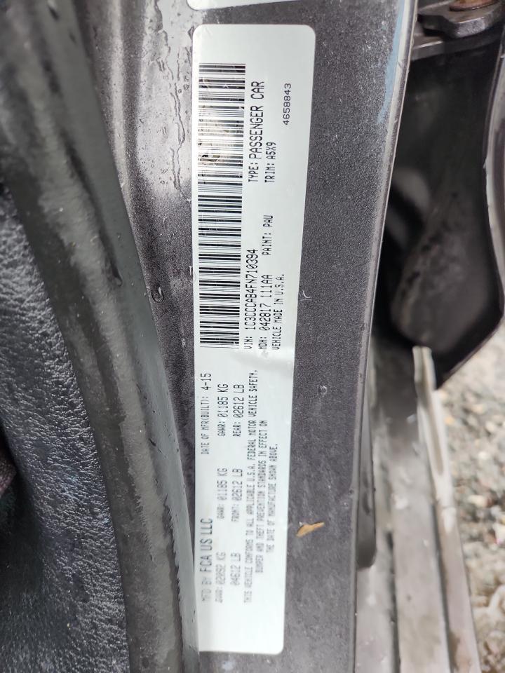 2015 Chrysler 200 Limited VIN: 1C3CCCAB4FN710394 Lot: 83849135