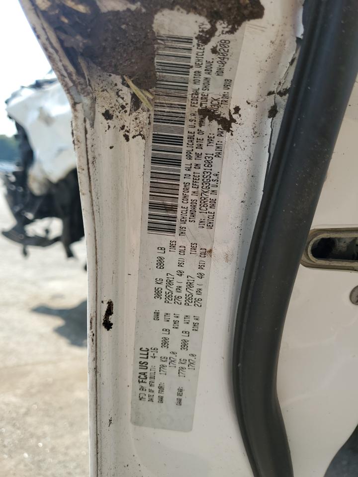 2016 Ram 1500 St VIN: 1C6RR7KG3GS316031 Lot: 80184415