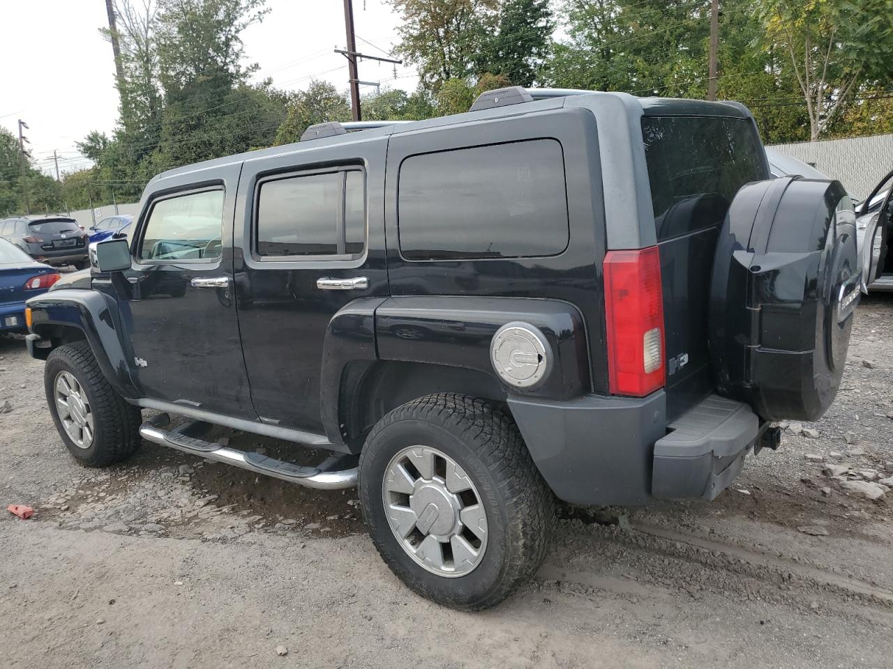 2008 Hummer H3 Alpha black suv gasoline 5GTEN13L288172782 photo #3