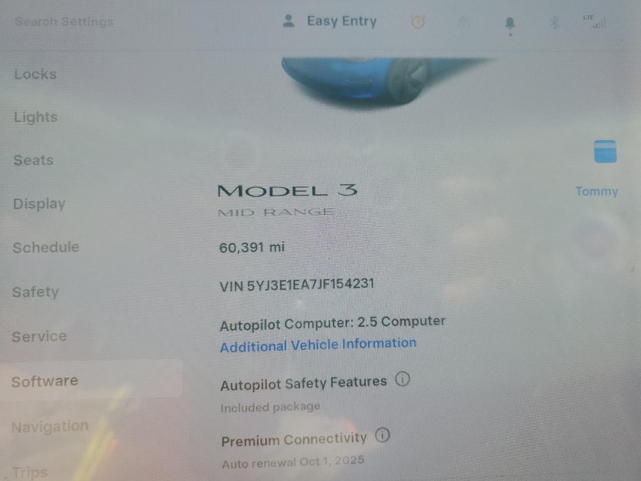 2018 Tesla Model 3 VIN: 5YJ3E1EA7JF154231 Lot: 70299595