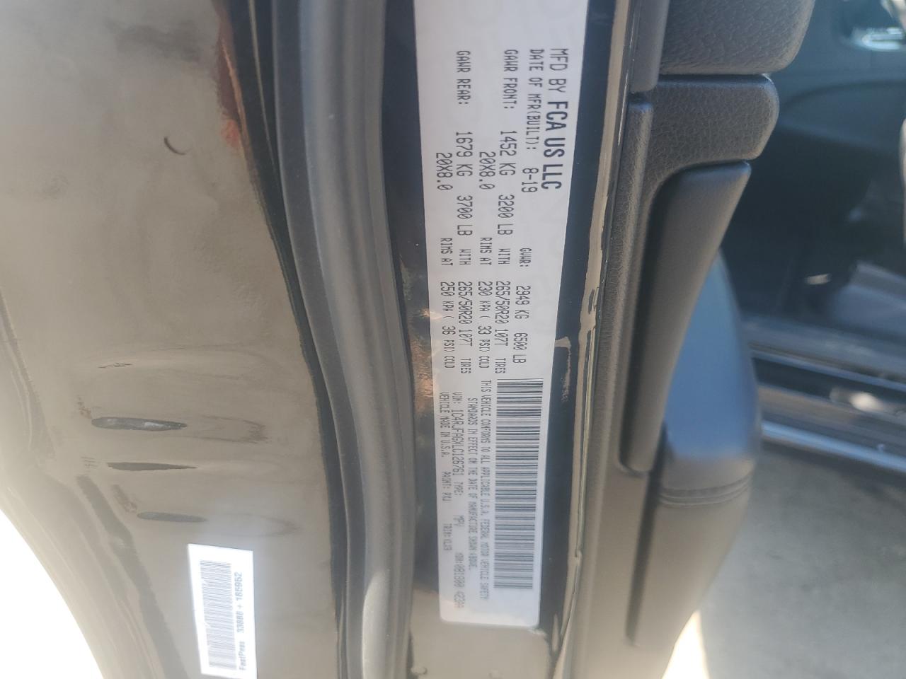 2020 Jeep Grand Cherokee Laredo VIN: 1C4RJFAGXLC126761 Lot: 80710695