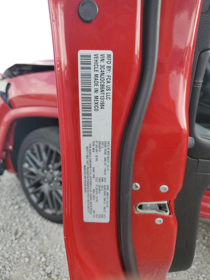 2022 Jeep Compass Limited VIN: 3C4NJDCB6NT131984 Lot: 80147565