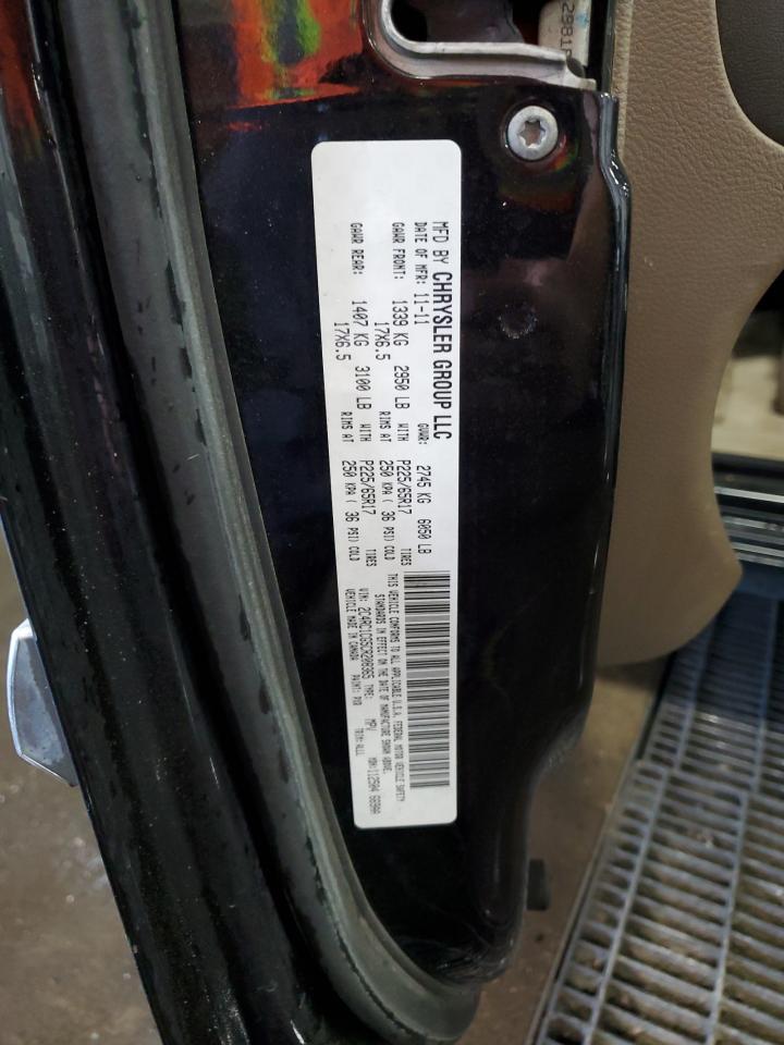 2012 Chrysler Town And Country VIN: 2C4RC1CG5CR208365 Lot: 84460545