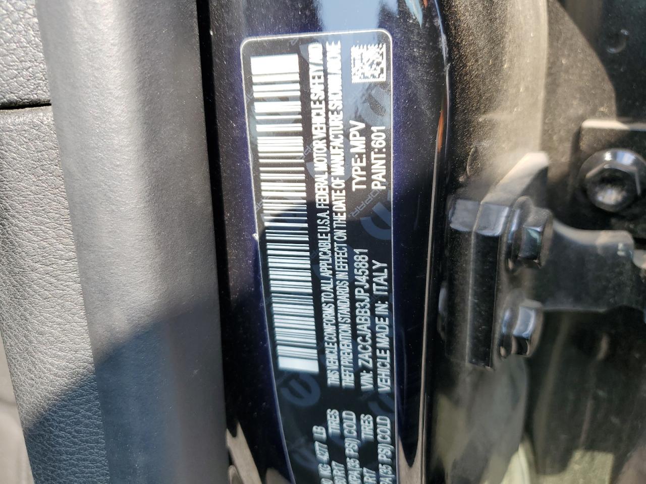 2018 Jeep Renegade Latitude VIN: ZACCJABB3JPJ45881 Lot: 80639575