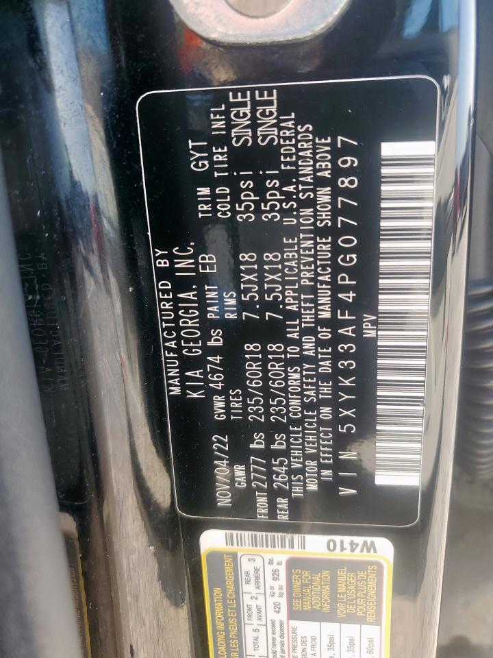 2023 Kia Sportage Ex VIN: 5XYK33AF4PG077897 Lot: 81038025