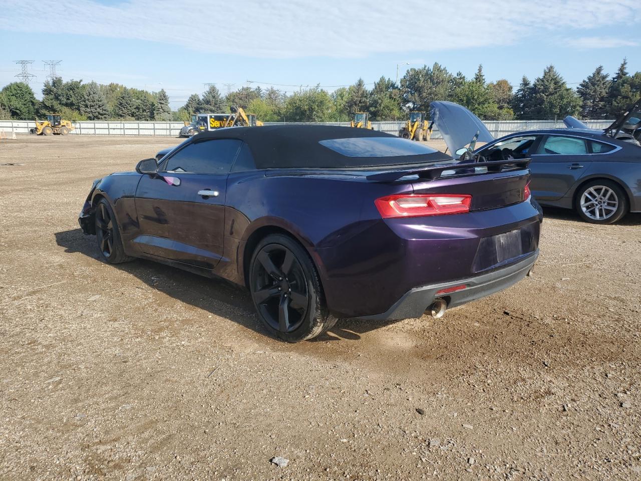 2017 Chevrolet Camaro Lt blue null gas 1G1FB3DS7H0206003 photo #3