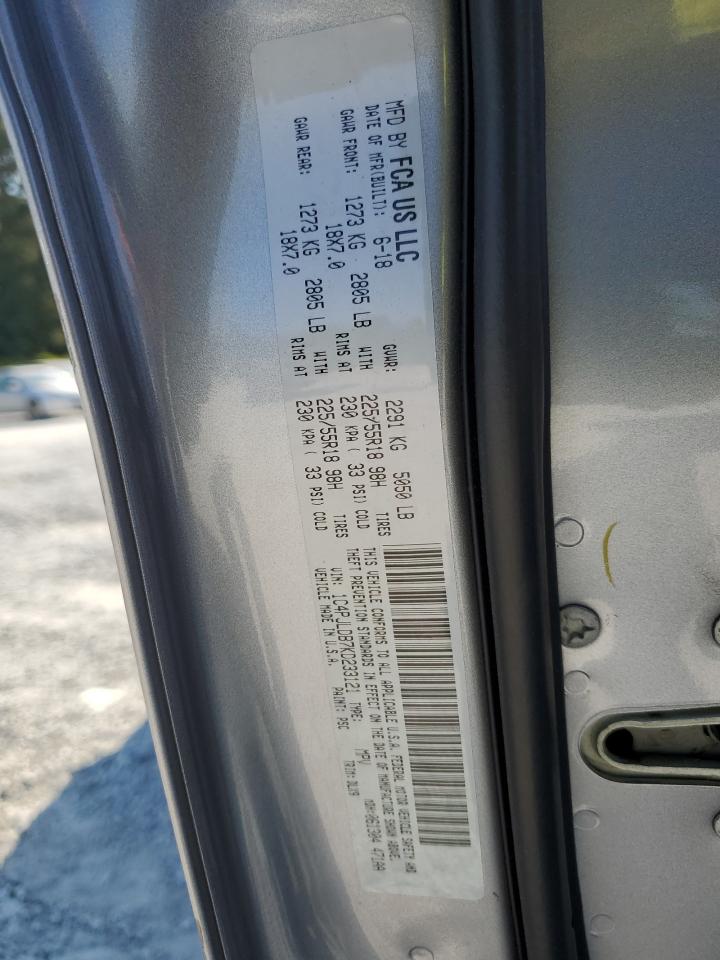 2019 Jeep Cherokee Limited VIN: 1C4PJLDB7KD233121 Lot: 84477045