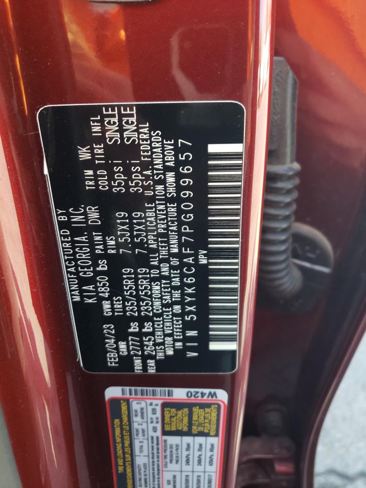 2023 Kia Sportage X Line VIN: 5XYK6CAF7PG099657 Lot: 80786615