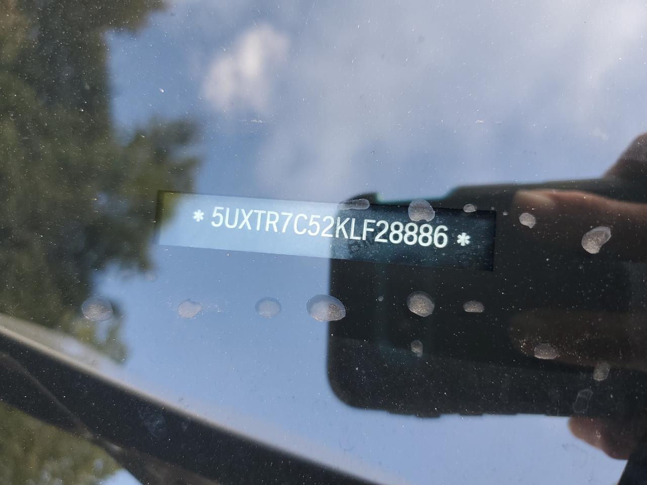 2019 BMW X3 Sdrive30I VIN: 5UXTR7C52KLF28886 Lot: 81851885