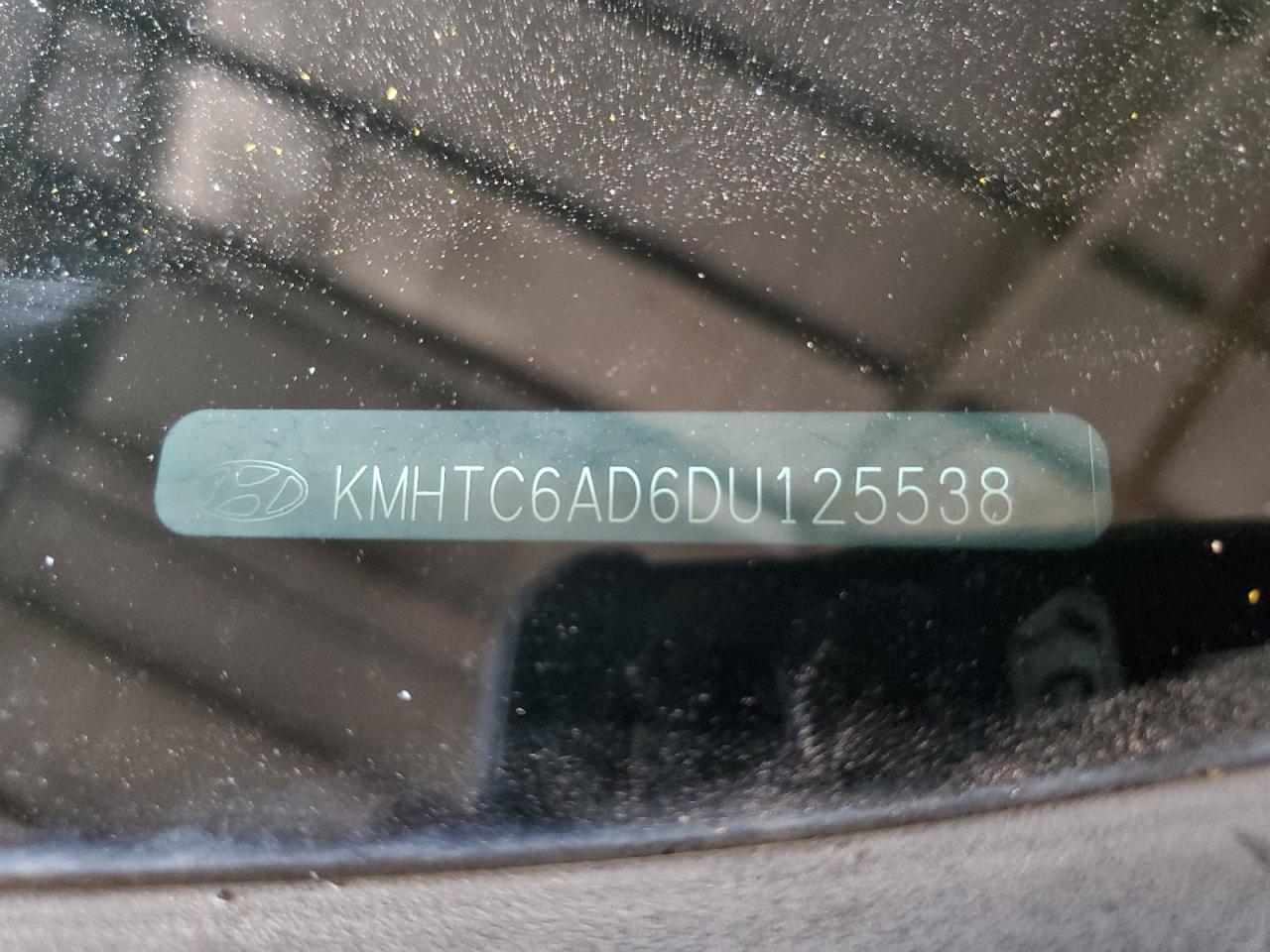 2013 Hyundai Veloster VIN: KMHTC6AD6DU125538 Lot: 71037145