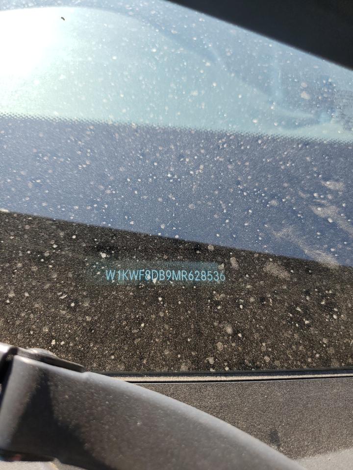 2021 Mercedes-Benz C 300 VIN: W1KWF8DB9MR628536 Lot: 71063695