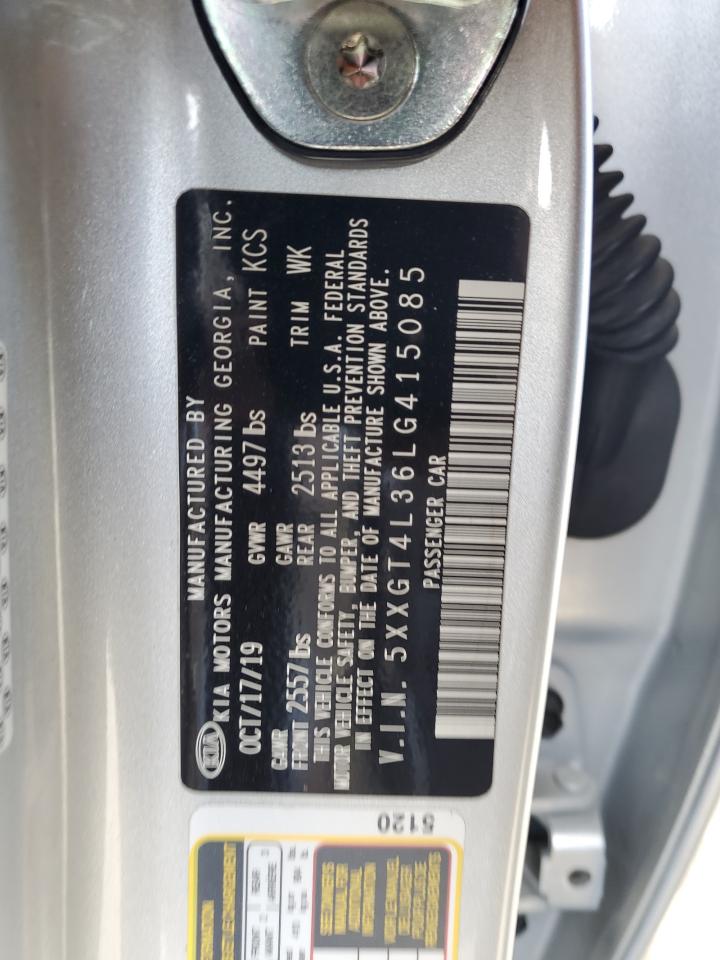 2020 Kia Optima Lx VIN: 5XXGT4L36LG415085 Lot: 83966155