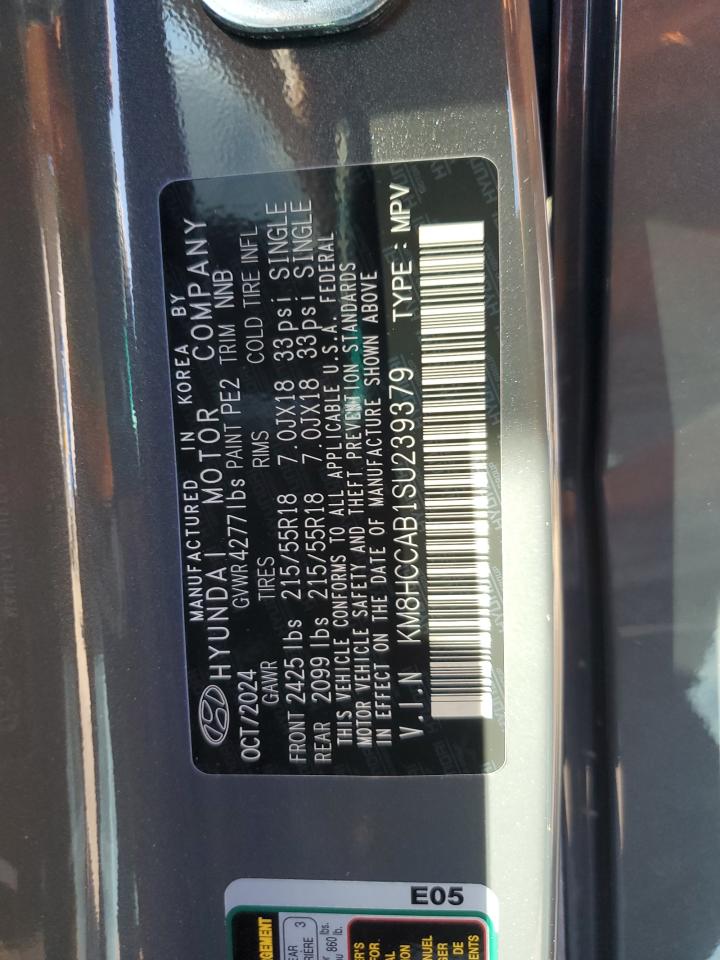 2025 Hyundai Kona Sel VIN: KM8HCCAB1SU239379 Lot: 84780045