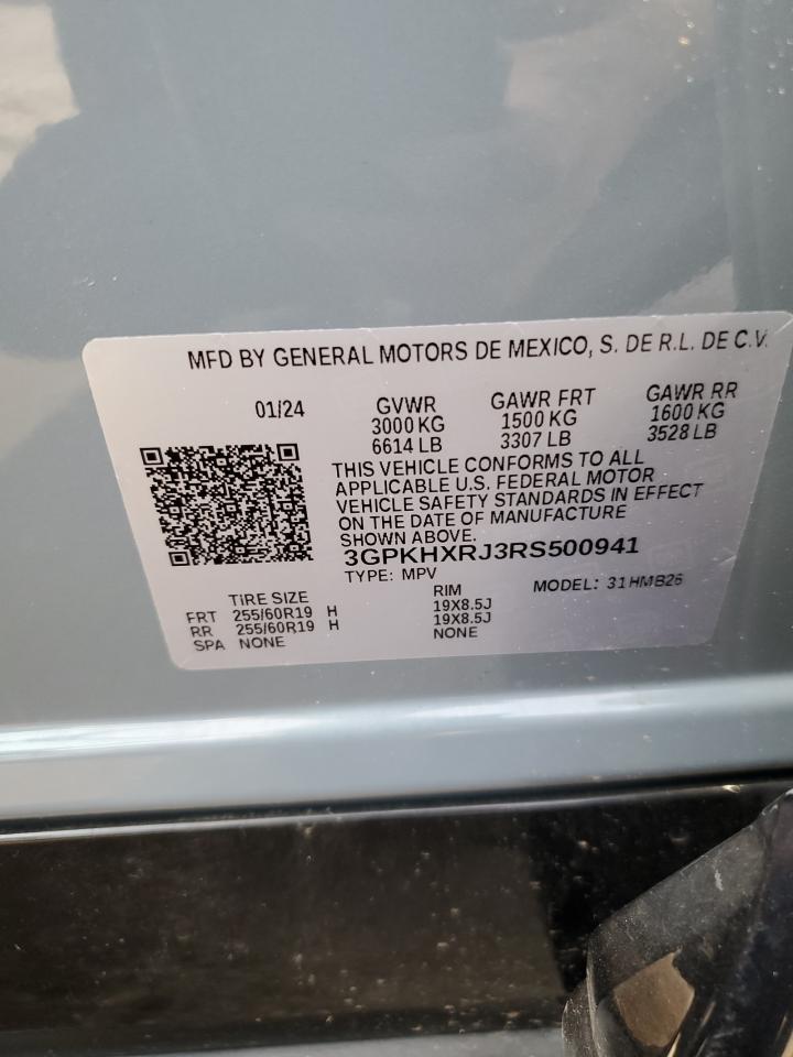 2024 Honda Prologue Tour VIN: 3GPKHXRJ3RS500941 Lot: 71431795