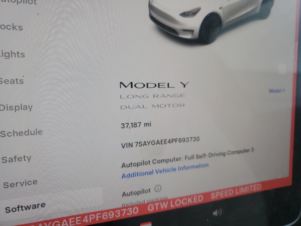 2023 Tesla Model Y VIN: 7SAYGAEE4PF693730 Lot: 81366555