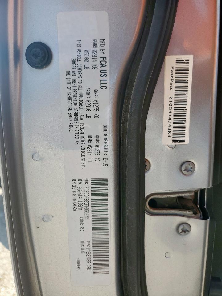 2015 Chrysler 300 S VIN: 2C3CCABG5FH868203 Lot: 71825275