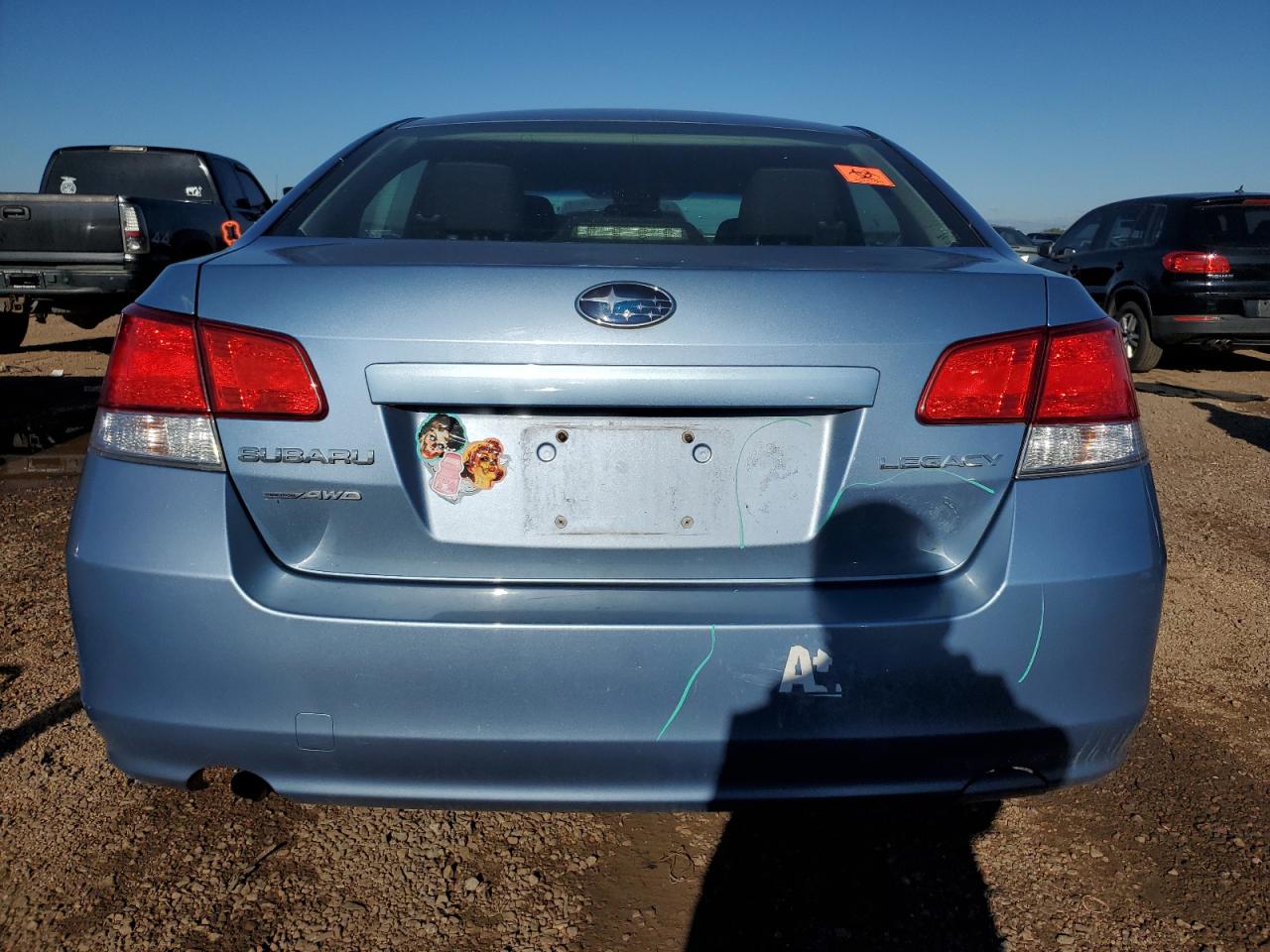2011 Subaru Legacy 2.5I VIN: 4S3BMCA66B3233450 Lot: 80823695