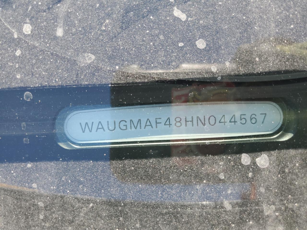 2017 Audi A4 Ultra Premium VIN: WAUGMAF48HN044567 Lot: 83964415