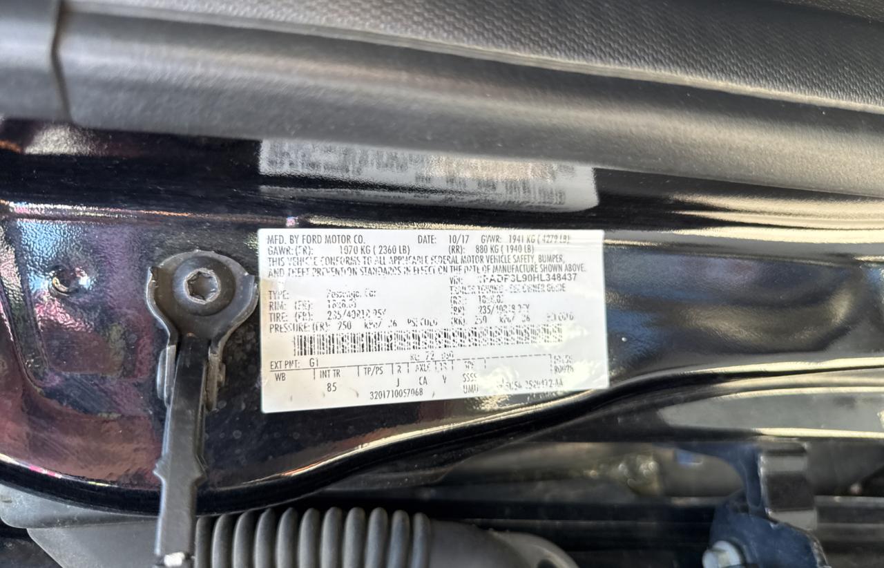 2017 Ford Focus St VIN: 1FADP3L90HL348437 Lot: 84429205