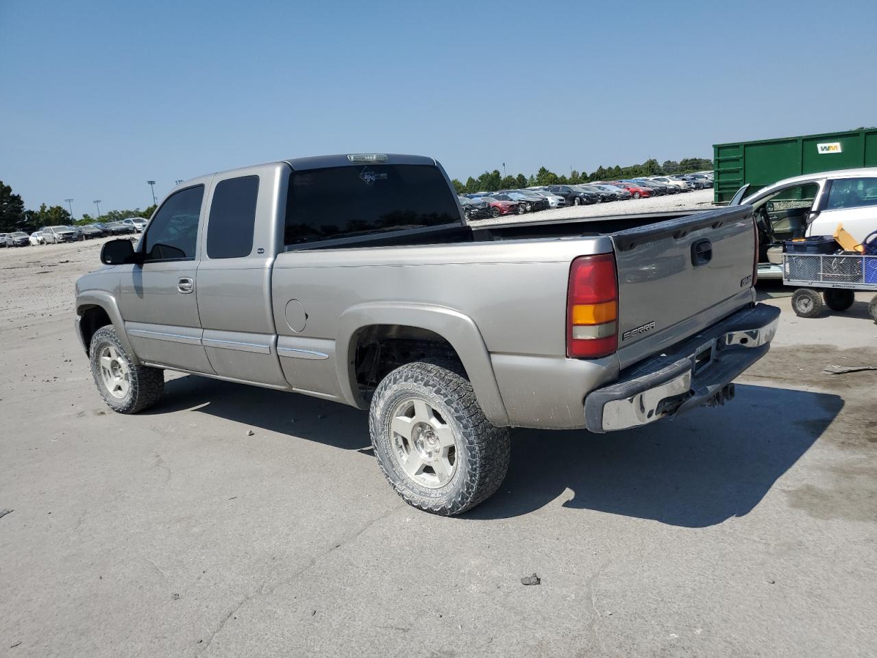 2000 GMC New Sierra K1500 grey pickup gas 2GTEK19T1Y1244033 photo #3
