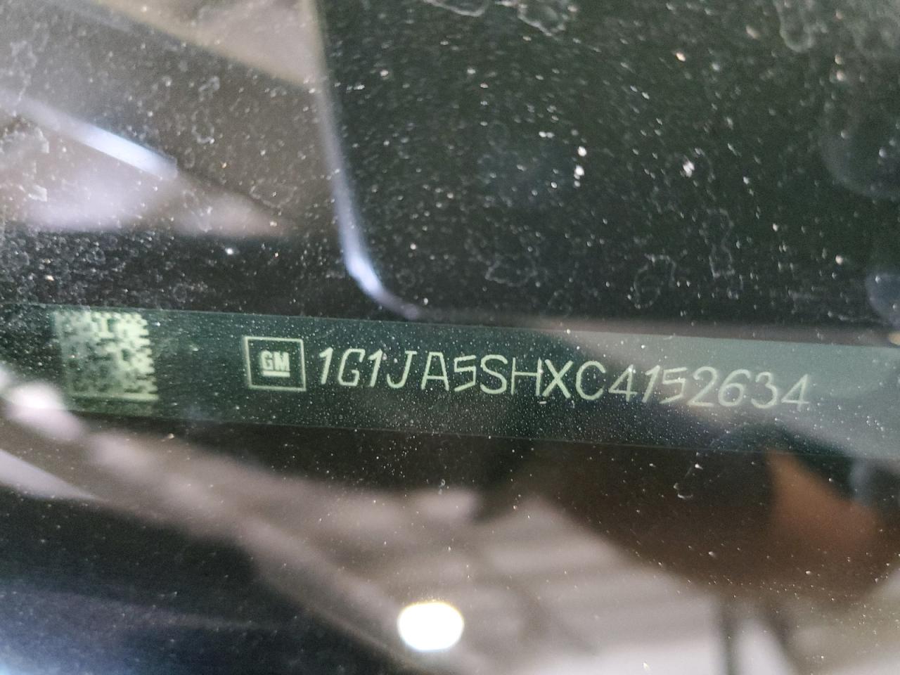 2012 Chevrolet Sonic Ls VIN: 1G1JA5SHXC4152634 Lot: 70631965