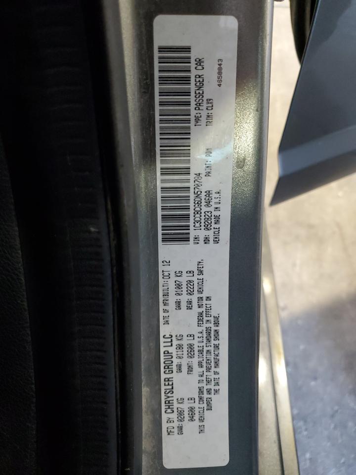 2013 Chrysler 200 Limited VIN: 1C3CCBCG6DN570784 Lot: 71897565