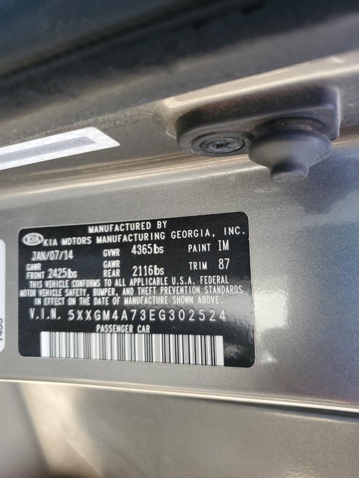 2014 Kia Optima Lx VIN: 5XXGM4A73EG302524 Lot: 81844855