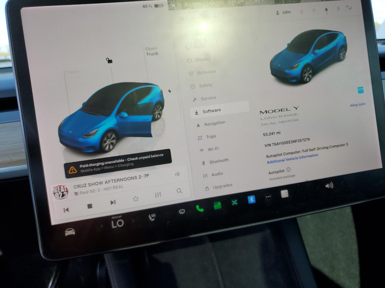 2022 Tesla Model Y VIN: 7SAYGDEE3NF357274 Lot: 84407985