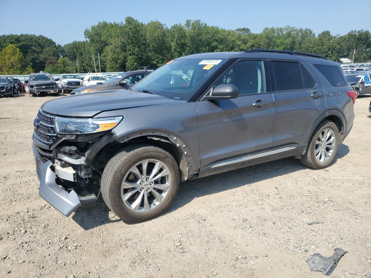 カーコ様グレー 2021 FORD EXPLORER XLT | 1FMSK8DH4MGC04195