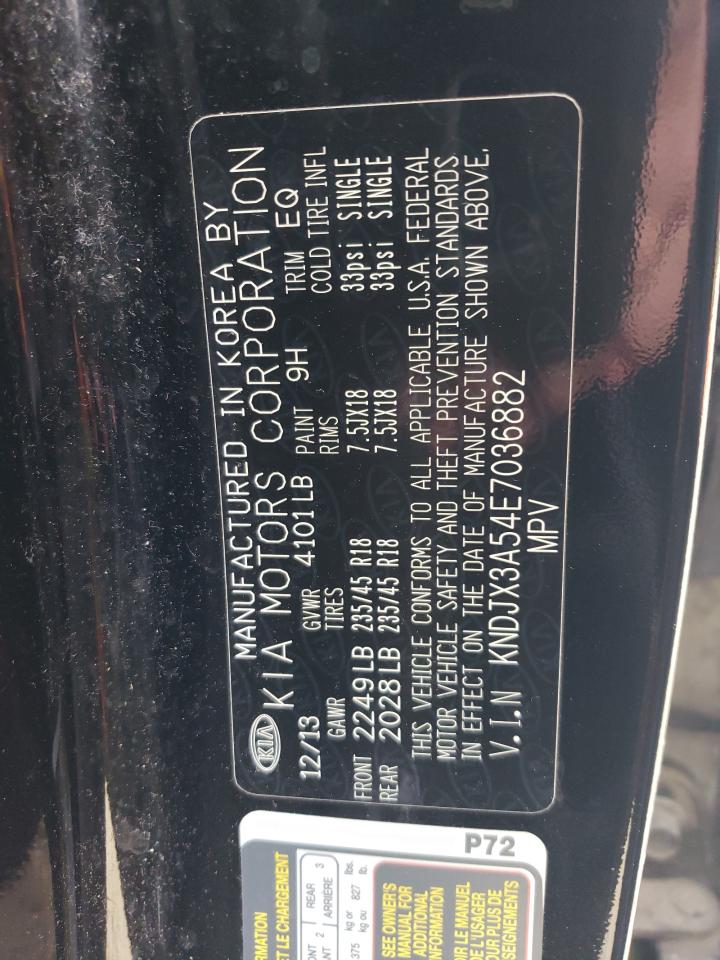 2014 Kia Soul ! VIN: KNDJX3A54E7036882 Lot: 84216755