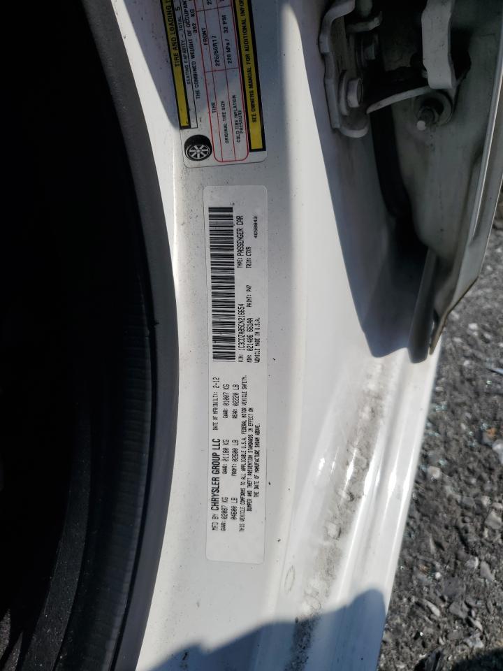 2012 Dodge Avenger Se VIN: 1C3CDZAB5CN216654 Lot: 81277905