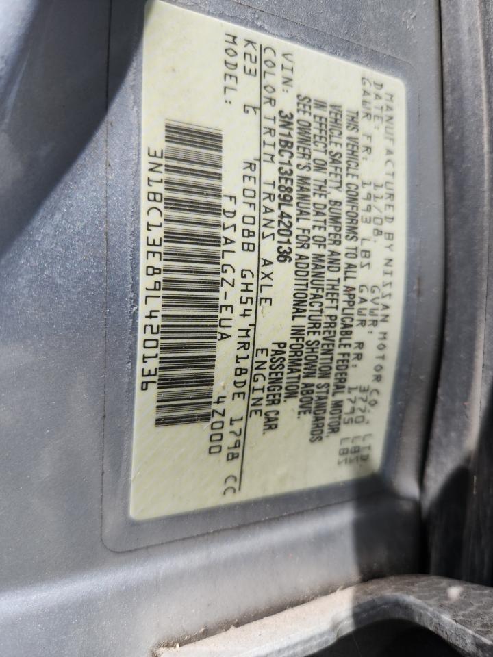 2009 Nissan Versa S VIN: 3N1BC13E89L420136 Lot: 83864375