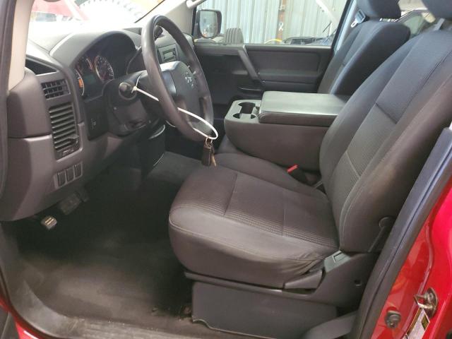 Pickups NISSAN TITAN 2012 Red