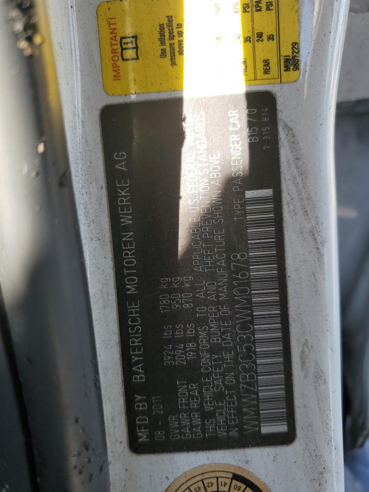 2012 Mini Cooper Countryman VIN: WMWZB3C53CWM01678 Lot: 71716125