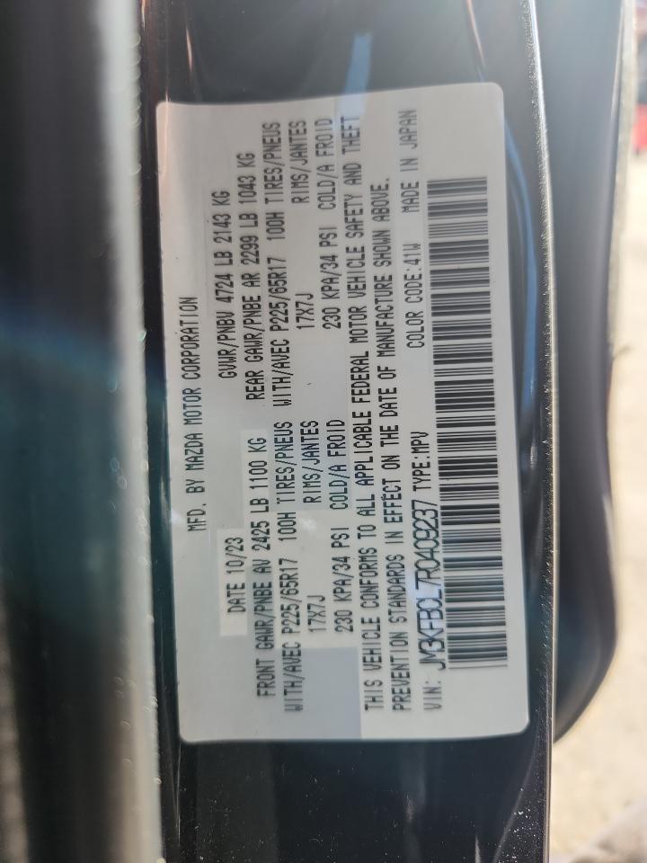 2024 Mazda Cx-5 Preferred VIN: JM3KFBCL7R0409237 Lot: 80930205