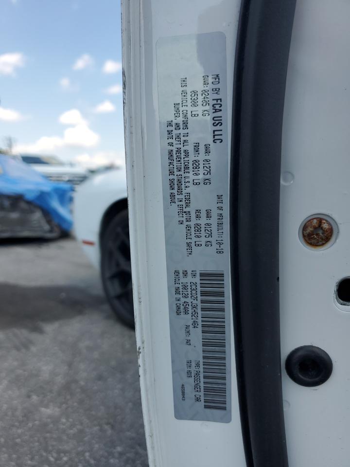2019 Dodge Challenger R/T Scat Pack VIN: 2C3CDZFJ3KH521464 Lot: 71954815