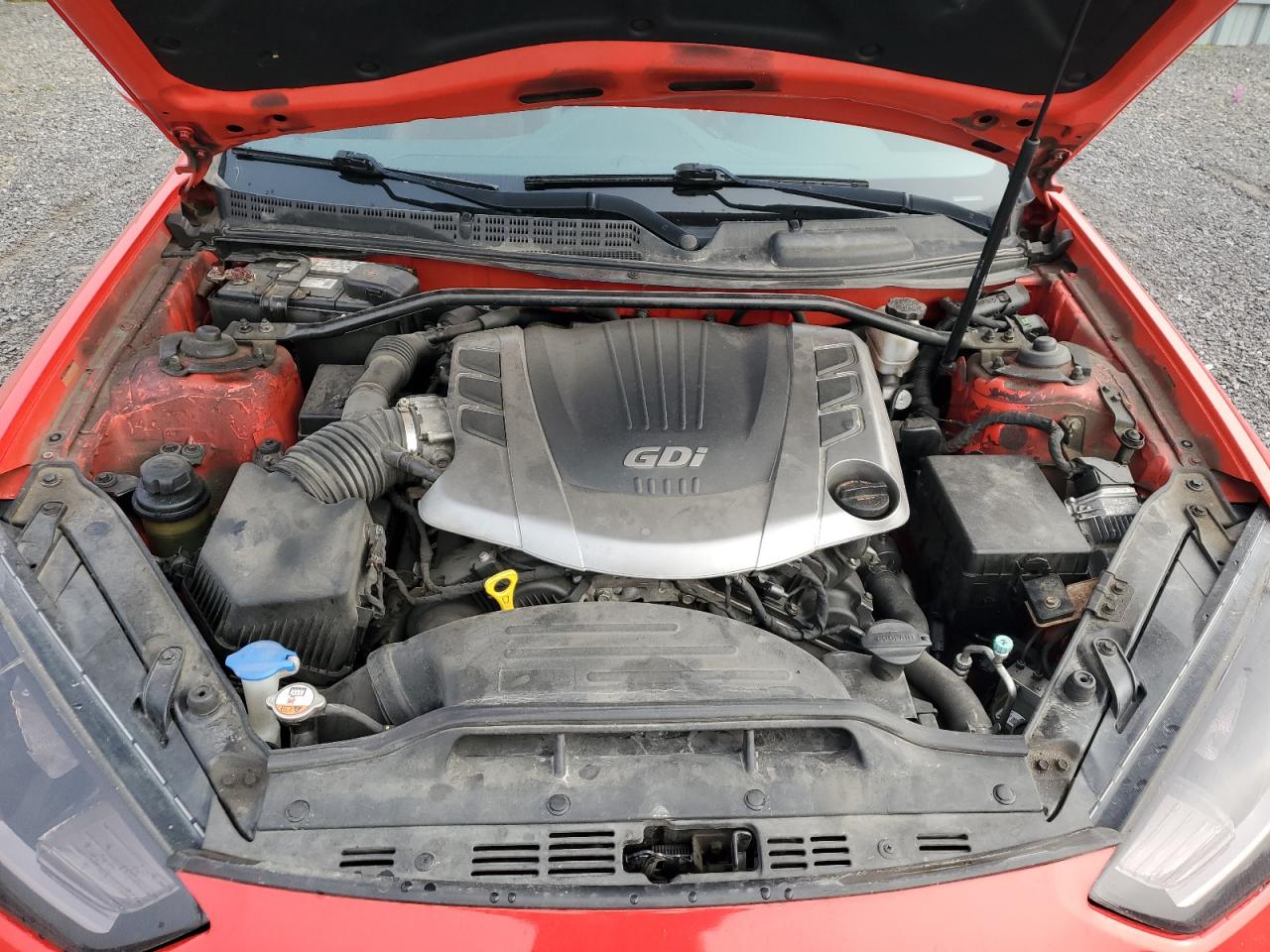 2013 Hyundai Genesis Coupe 3.8L VIN: KMHHU6KJ8DU102382 Lot: 72061835