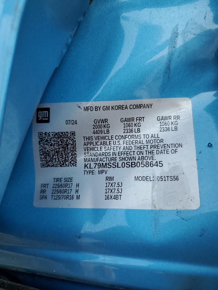 2025 Chevrolet Trailblazer Activ VIN: KL79MSSL0SB058645 Lot: 71798355