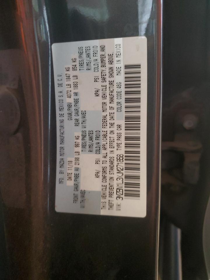 2018 Mazda 3 Touring VIN: 3MZBN1L3XJM271858 Lot: 81675445