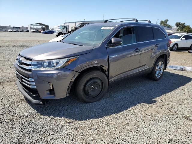  TOYOTA HIGHLANDER 2019 Серый