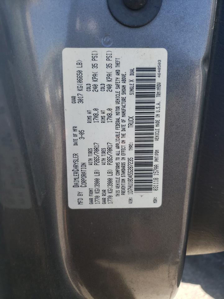 2005 Dodge Ram 1500 St VIN: 1D7HU18D45S287235 Lot: 71832715