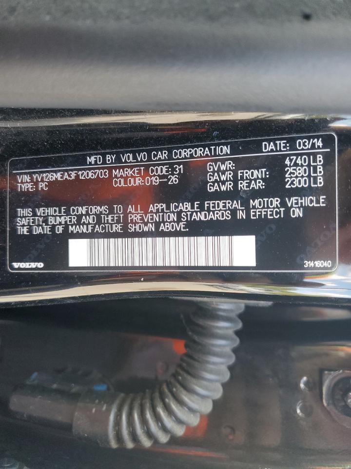2015 Volvo V60 VIN: YV126MEA3F1206703 Lot: 80526255